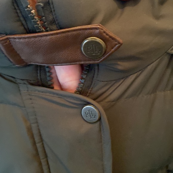 LAUREN RALPH LAUREN FAUX-FUR TRIM WOMEN'S DOWN JACKET - Picture 5 of 9